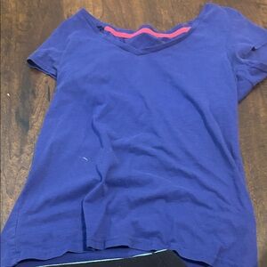 V-Neck Purple T-Shirt